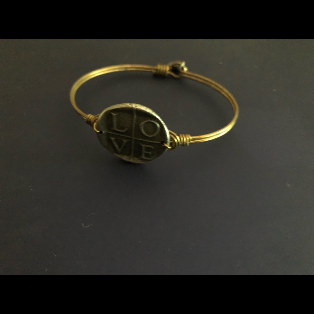 Luca And Danni Two Tone Love Bracelet